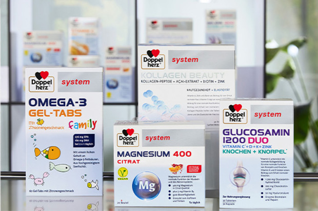 Doppelherz system - Des associations intelligentes de qualité pharmaceutique. 